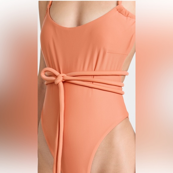 ANDREA IYAMAH | LIMA PEACH ONE PIECE SWIMSUIT, Size S *NWT* - Picture 5 of 11